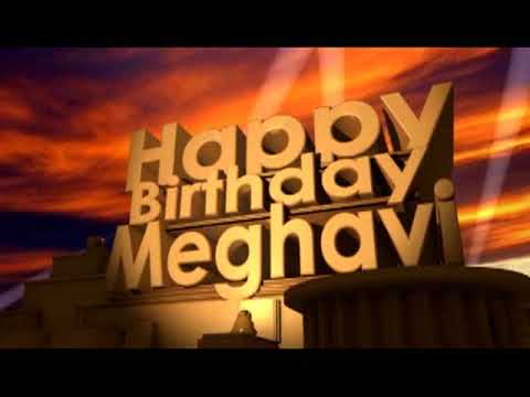 Happy Birthday Meghavi