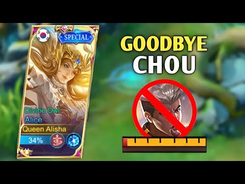 ALICE MEET FEELING PRO TOP GLOBAL CHOU IN SOLO RANKED?! | WHO WIN?~ MLBB