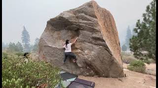 Video thumbnail de Rust Boy, V5 (sit). Lake Tahoe