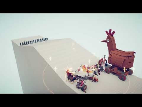 HIDDEN UNITS Team vs SWAT Team - Totally Accurate Battle Simulator TABS