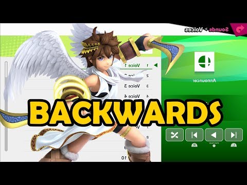 Pit Voices BACKWARDS - Super Smash Bros Ultimate