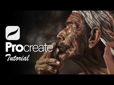 How To Paint PHOTOREALISTIC Portraits on iPad | PROCREATE TUTORIAL