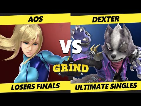 The Grind 153 Losers Finals - Dexter (Wolf) Vs. AoS (ZSS) Smash Ultimate - SSBU