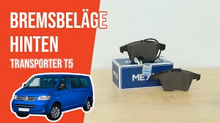 Youtube thumbnail of video "Wie Transporter T5 Bremsbeläge hinten wechseln 🚗"