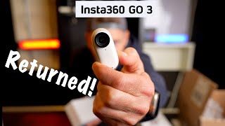 Insta360 Go 3, I Tried it and Returned it, let's discuss.  #insta360go3 #djiaction2 #djipocket3