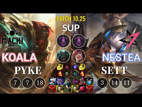 MCX Koala Pyke vs JT Nestea Sett Sup - KR Patch 10.25