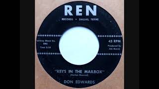 Keys In The Mailbox ~ Don Edwards (1963) (Country &amp; Western)