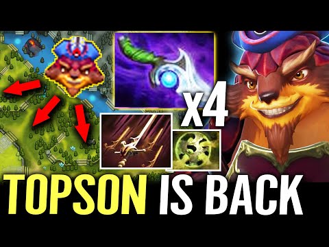🔥 TOPSON IS BACK — Pangolier MID Diffusal + Orb of Corrosion 100% Dominating Dota 2 Pro