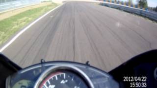 preview picture of video 'Autodromo di Modena - Piero - Yamaha R6 in pista sul nuovo circuito'