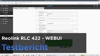 Reolink RLC422 im Test - Die Weboberfläche (Teil3)