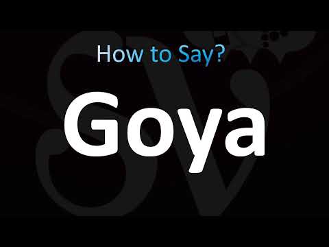 How to Pronounce Goya (Correctly!)