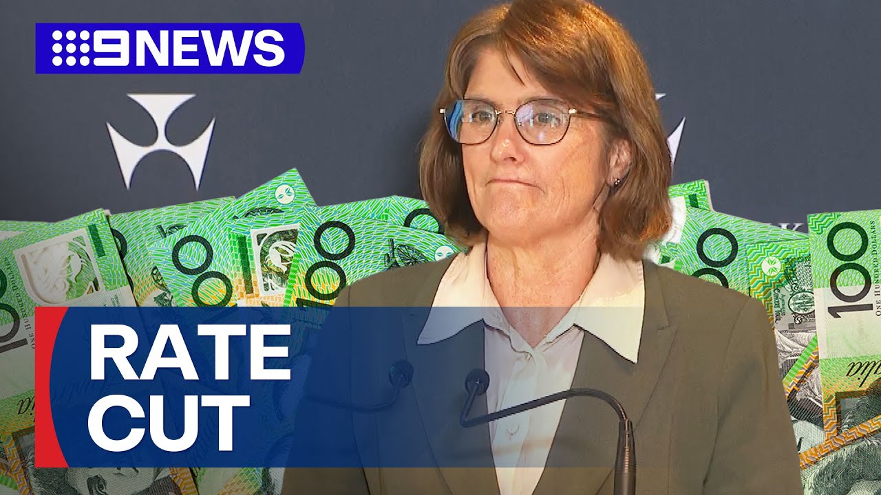 RBA cuts rates for first time since 2020 | 9 News Sydney
