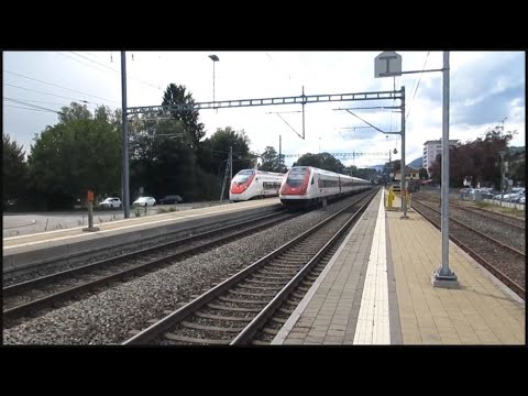 Ankunft ICN 1525 in Grenchen Süd