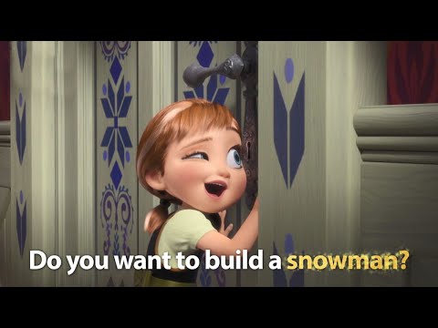 , title : 'DISNEY SING-ALONGS | Do You Want To Build A Snowman? Frozen Lyric Video! | Official Disney UK'