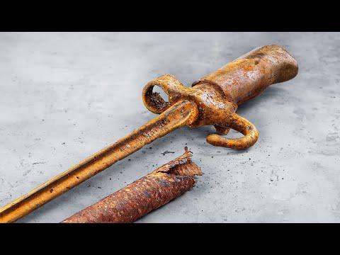 1886 Lebel | Old Rusty Bayonet Restoration
