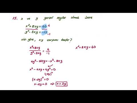 2023 AYT II. Dereceden Denklem Sorusu