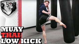 How to Throw a Muay Thai Leg Kick CORRECTLY!