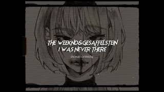the weeknd,gesaffelstein-i was never there (sped up+reverb) // tiktok version