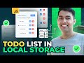 Building A Dynamic To Do List In Local Storage In Hindi JavaScript 2024