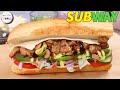 How To Make Subway Sandwich at Home ❗️ Fajita Sandwich by (YES I CAN COOK)