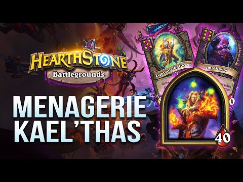 Energy, power. My menagerie are addicted to it! / Menagerie Kael'thas / Battlegrounds / Hearthstone