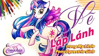 Cách Vẽ Pony Lấp lánh (Twilight Sparkle) trong phim hoạt hình My Little Pony Equestria Girls
