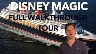 Disney Magic Review - Full Walkthrough - Cruise Ship Tour - Disney Cruise Line
