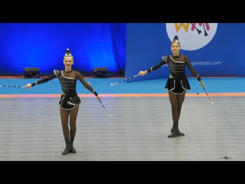 Majorettes *UKS CHARMS Bytom* 2 BATON duo / mażoretki  - Ostrava 2025 WM Championship