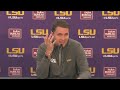 LSU Will Wade after Tigers get to .500 in SEC play after WIN over Missouri