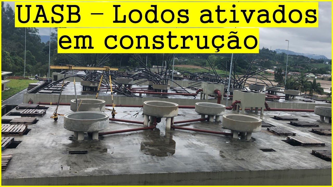 UASB - Lodos Ativados em construção
