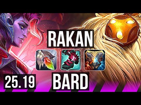 RAKAN & Jhin vs BARD & Jinx (SUP) | KR Challenger | 25.19