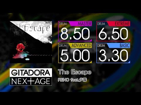 【GITADORA NEX+AGE】 The Escape (MASTER ~ BASIC) Drum