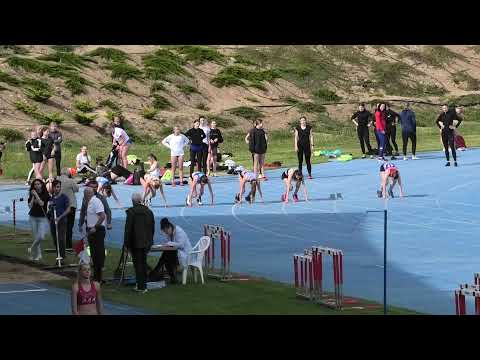 100m kobiet bieg 8 - Piła 20210515