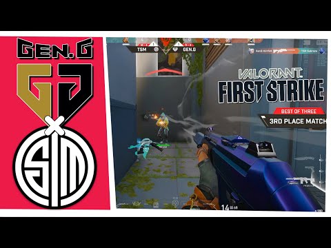 3RD PLACE MATCH! TSM vs GEN.G ALL MAPS HIGHLIGHTS | First Strike NA - NSG Tournament - Qualifier