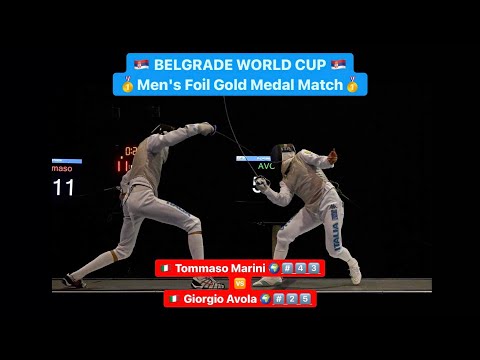 Belgrade World Cup 2022 SMF - GOLD - Marini ITA v Giorgio Avola ITA