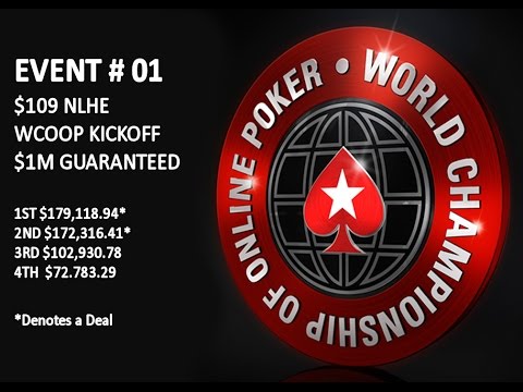 WCOOP 2016 EVENT#1 $109 NLHE WCOOP KICKOFF FINAL TABLE