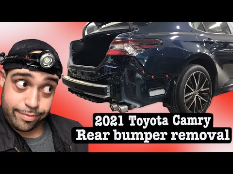 2021 Toyota Camry Rear Bumper Removal