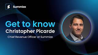 Get to know Christopher Picarde, Summize's Chief Revenue Officer