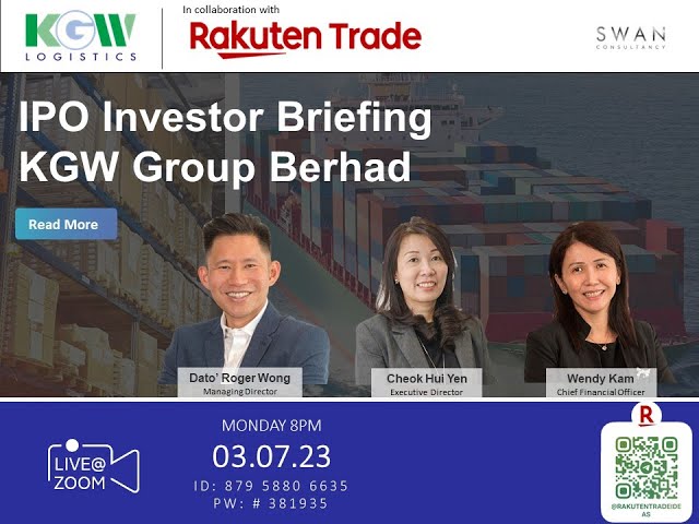 Rakuten Trade Ideas 🎯 Webinar - KGW Group Bhd