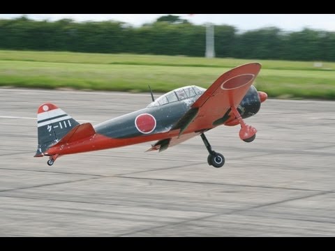 TJD  RC MODELS WARBIRDS DISPLAY TEAM - ZERO + CORSAIR - GREGG & JOHN - WINGS & WHEELS 2012