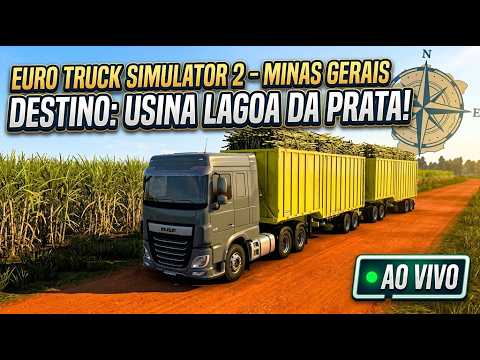 ETS 2 CARREGADO DE CANA DE AÇUCAR -  MAPA MINAS GERAIS