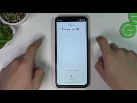 Setting up the Ulefone Note 13P phone during an incoming call