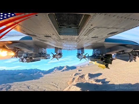 Under an A-10 Warthog As it Releases Bombs