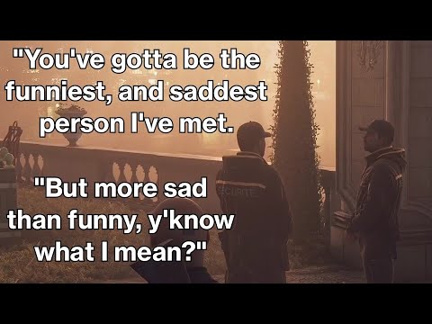 NPC conversations in Hitman - Non-targets Talking