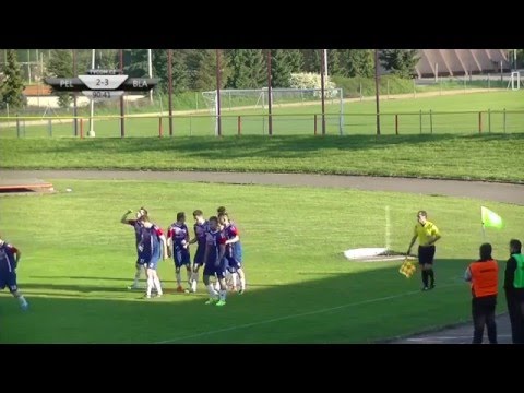 25. kolo: Pelhřimov - FK Blansko (sestřih)