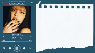 Download lagu ♡英中歌詞♡ | LISA (리사) - BADGRRRL mp3