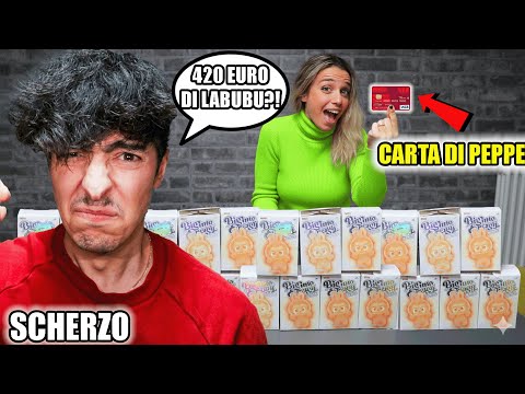 HE SPENDS 420 EUROS ON LABUBU WITH MY CARD AND THEN FINDS OUT THAT... I'M JOKING! *EPIC ENDING*