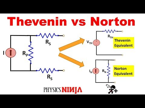 Norton Equivalent vs Thevenin Equivalent