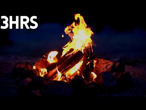 4K Campfire - Fire only - ASMR / Ambience / Sounds
