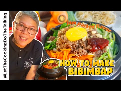 How to Make BIBIMBAP (Korean dish) | Mixed Rice and Beef with Vegetables | Filipino Recipe
